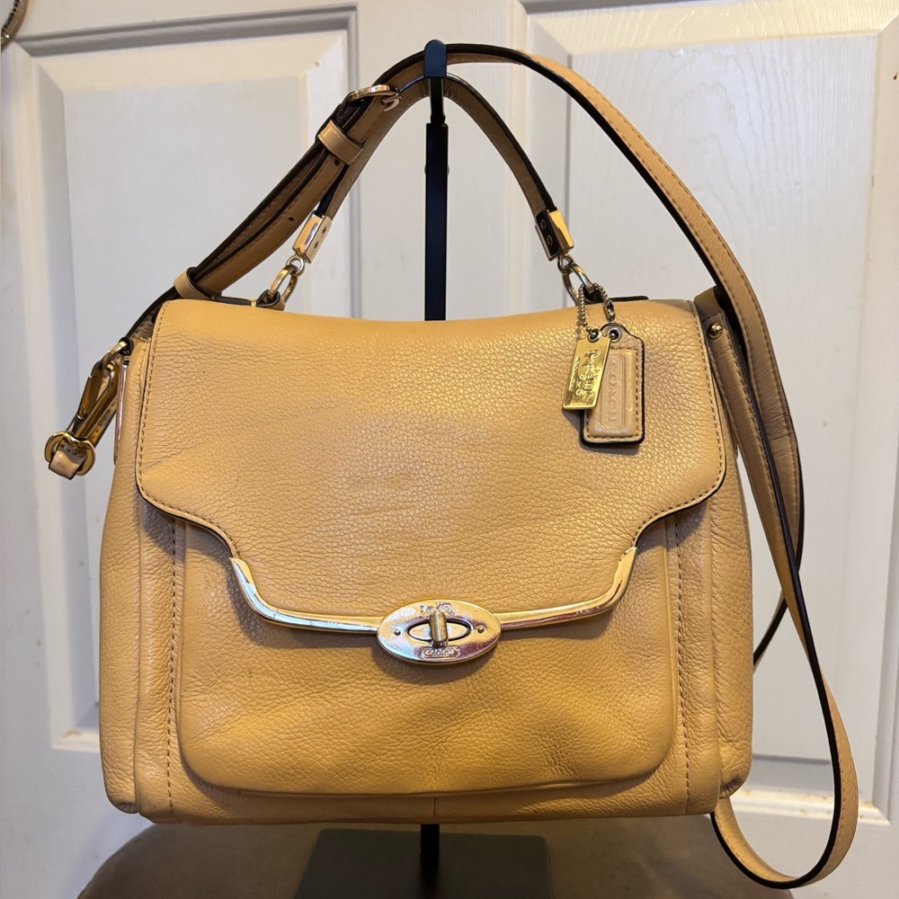 VINTAGE COACH Sadie Madison Leather Satchel